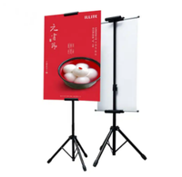 Publicité chevalets réglables support noir T bruant affichage affiche support métal Triangle base affiches tableau supports
