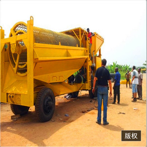 Équipement d'extraction d'or alluvial : Trommel mobile de lavage et installation de récupération d'or, séparateur de flottation en acier haute rigidité, marque WANRUN - Product Image 3