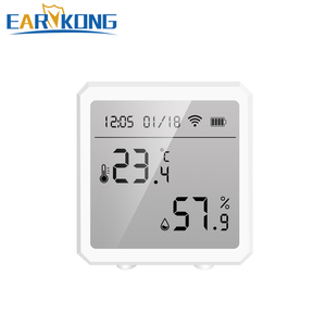 Termómetro higrómetro para interiores, con pantalla LCD, compatible con Alexa, Google Home, Tuya, Sensor de temperatura inteligente, WiFi, Detector de humedad - Product Image 3