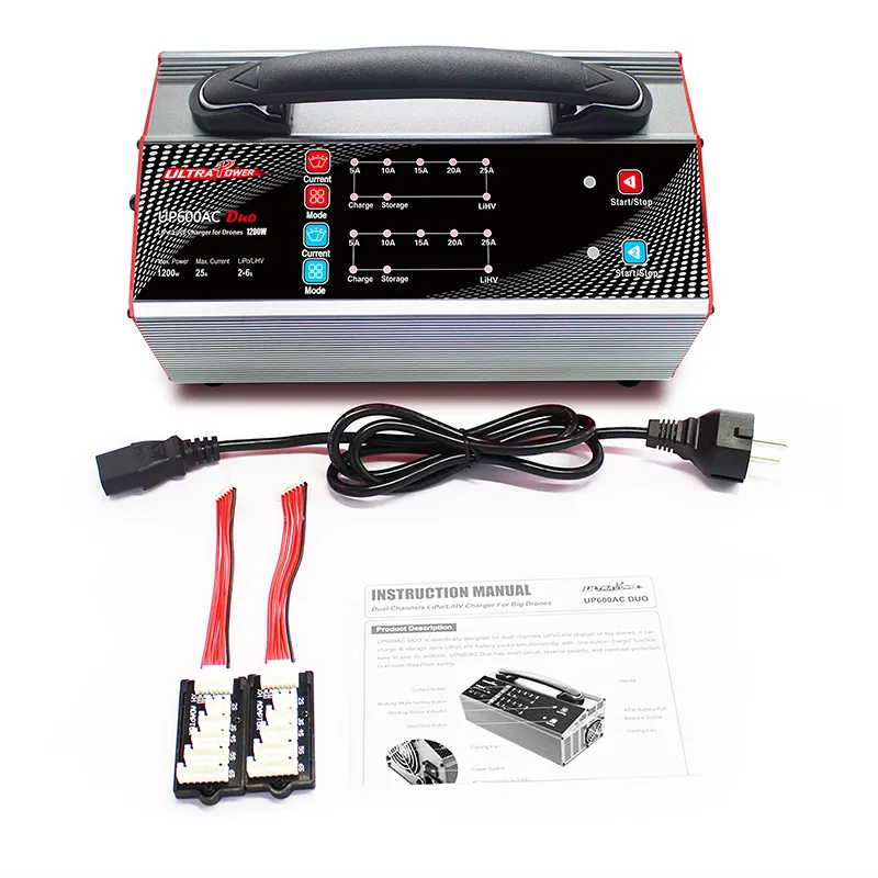 UP600AC DUO 1200W/2*600W Agriculture drone,Industrial drone,ohter UAV Drones 25A2-6S Battery Charger
