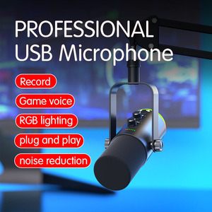 Micrófono para Juegos YU7 con Interfaz XLR, Conexión a Tarjeta de <span class=keywords><strong>Sonido</strong></span> <span class=keywords><strong>Externa</strong></span>, Mezclador, Plug and Play, Compatible con Transmisión en Vivo, Micrófono de Escritorio para Gamers - Product Image 4