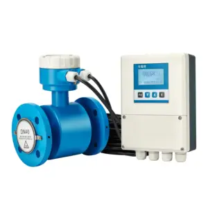 เครื่องวัดอัตราการไหลแม่เหล็กไฟฟ้าแบบดิจิตอล DN100 Flowmeter 250 มม. เครื่องวัดอัตราการไหลแม่เหล็กแบบดิจิตอล