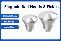 Kit de mât de drapeau commercial portable et étanche de 30 pieds en aluminium/acier inoxydable 304SS, télescopique, rotatif à 360 degrés, avec anneaux et corde