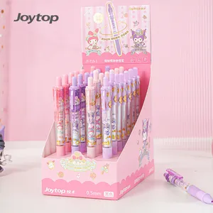 Joytop SR 719 al por mayor Sanrio Wonderland Series Rotating Press Gel Pen Cute Stationery School Pen