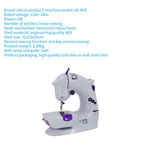 Máquina <span class=keywords><strong>de</strong></span> coser doméstica multifuncional, minimáquina <span class=keywords><strong>DE</strong></span> COSER automática, popular, comercio electrónico, 2020 - Product Image 2