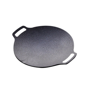 Plaque de cuisson Teppanyaki en fonte ronde de 12 pouces, durable, pour la cuisson en extérieur, le camping et l'usage domestique - Product Image 1