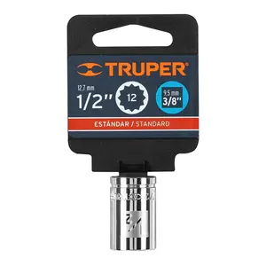 Boîte de douilles à 12 points de 6 1/2 po, entraînement 3/8 po, TRUPER - Product Image 4