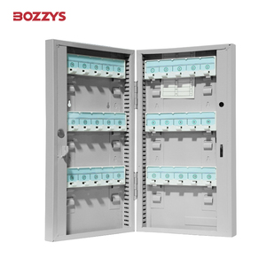 Armoire à clés en métal Bozzys Boîtes de gestion des clés 160 positions avec crochets multicouches pour la gestion d'usine/immobilière - Product Image 4