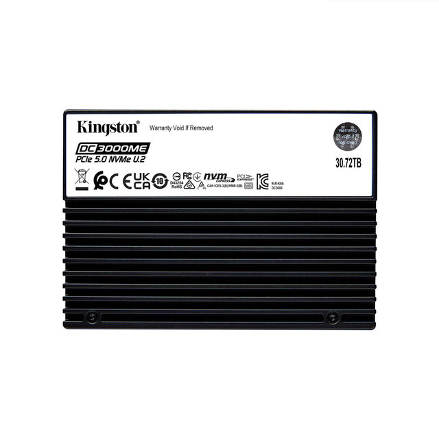 Kingston DC3000ME PCIe 5.0 NVMe U.2 SSD 3.84 - 30.72TB SEDC3000ME/3T8