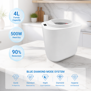 Compostador Eléctrico de Residuos de Alimentos para Interiores, 4L, Inodoro, Fertilizante para Plantas de Interior y Jardinerí<span class=keywords><strong>a</strong></span> Doméstica - Product Image 1