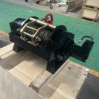 Treuil hydraulique de 10 tonnes à prix d'usine, très vendu, avec câble métallique, robuste, avec embrayage pneumatique pour camions de transport de voitures