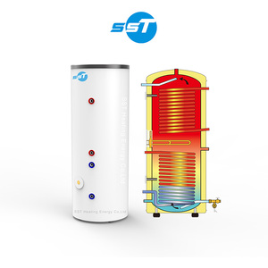 SST Preço de fábrica Fabricação 150L 200L 300L 1000L 2000L 5000L Tanque De Água De Aço Inoxidável Armazenamento Uso Doméstico Bomba De Calor Tanque de água - Product Image 1