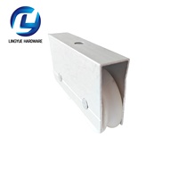 Vente directe usine : Rails et roulettes pour portes et fenêtres coulissantes à double roulement, en alliage d'aluminium à rainure en U, accessoires durables