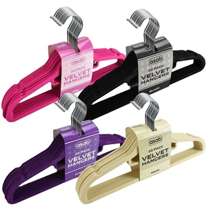 Bán Móc Treo Nhung Với Móc Bằng Thép Không Gỉ Phù Phiếm Quần Áo Bền An Toàn Và Không Độc Hại Móc Treo Nhung - Product Image 1