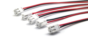 VH3.96-2P Electronic Wire <b>Harness</b>: 1H/VH3.96-2P + UL1007#20 Red, <b>Black</b> L=190mm - Product Image 5