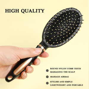 Wholesale Custom Home 3Pcs Hair <strong>Brush</strong> Set Scalp Massage Airbag Comb Plastic Handle <strong>Curly</strong> and Detangling Hair <strong>Brush</strong> - Product Image 3