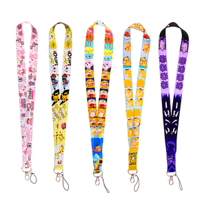Custom di alta qualità carta d'identità titolare cordino colorato Logo <span class=keywords><strong>Anime</strong></span> distintivo evento cordini cinturino - Product Image 1