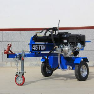 Rajadora de Troncos de Madera Personalizada de 45 Toneladas, Maquinaria Forestal con <span class=keywords><strong>Rueda</strong></span> Guía para Rajadora de Madera Automática en Venta - Product Image 1