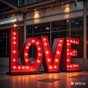 Khổng lồ 4ft LED marquee chữ lớn 3D tình yêu số đám cưới cho các trường học - Product Image 5