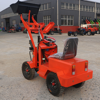 Mini-Radlader Kompaktes Design Kleine Maschine Hoflader Landwirtschaftlicher Radlader Frontlader