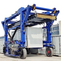 Chariot transpalette conteneurs certifié CE 50 tonnes, à moteur diesel, solution de manutention de conteneurs ISO pour les plateformes de manutention logistique
