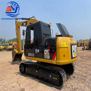 Excavatrice d'occasion importée à bas prix Excavatrice CAT312D originale Excavatrice sur chenilles Caterpillar Cat 312D d'occasion hydraulique à vendre - Product Image 1