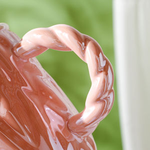 Nordic Style 15 Oz Colorful Tea Milk Coffee <b>Cup</b> Cold Drinking <b>Cups</b> Porcelain Mugs Cute <b>Ceramic</b> Mug With Twist Handle - Product Image 6