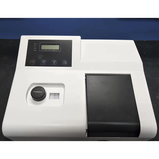 High Performance 200-1000nm Visible UV-VIS Spectrophotometer with LCD Display Optics Laboratory Photometer Instrument