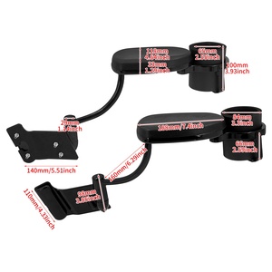 Accoudoirs arrière réglables pour passager de moto, repose-bras pour Honda Goldwing GL1800 <span class=keywords><strong>Gold</strong></span> <span class=keywords><strong>Wing</strong></span> <span class=keywords><strong>GL</strong></span> <span class=keywords><strong>1800</strong></span> 2001-15 2016 2017 - Product Image 3
