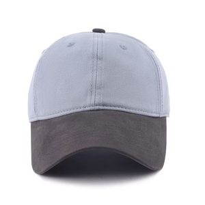 Casquette de baseball unisexe personnalisée à 6 panneaux, bicolore, style trucker, avec visière incurvée, en coton et maille, réglable avec fermeture snapback - Product Image 2