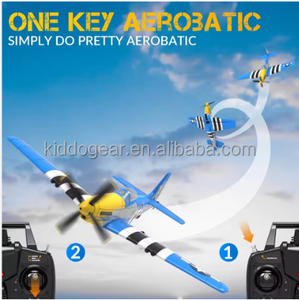 <span class=keywords><strong>Avion</strong></span> RC <span class=keywords><strong>P51</strong></span> Mustang prêt à voler à 4 canaux - <span class=keywords><strong>Avion</strong></span> télécommandé bleu stabilisé par gyroscope pour enfants et débutants - Product Image 5