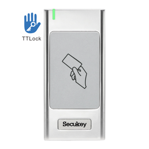 Buena calidad TTLock Ble IP66 Lector de tarjetas RFID a prueba de agua Sistema de control de acceso independiente, Gateway de soporte - Product Image 1