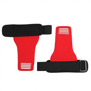 Bandes d'assistance pour soulevé de terre et tractions, Gants de fitness unisexes, Lot de deux, Soutien poignet et protection paume en cuir synthétique réglable - Product Image 2