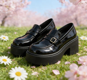 Mocasines versátiles de tacón grueso para otoño y verano - Product Image 5
