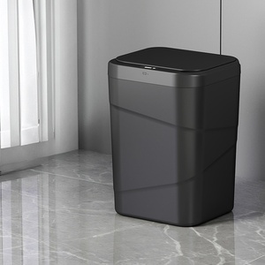 <span class=keywords><strong>Poubelle</strong></span> <span class=keywords><strong>automatique</strong></span> sans contact avec capteur de mouvement et couvercle, <span class=keywords><strong>poubelle</strong></span> intelligente à induction pour cuisine, bureau, toilettes, hôtel et usage domestique - Product Image 5
