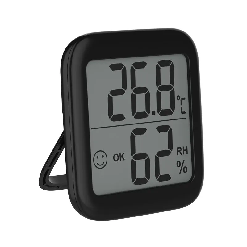 J & R Groot Scherm Gezicht Comfort Niveau Binnen Digitale Buitenkamer Thermometers En Hygrometer Met Standaard Magnetische