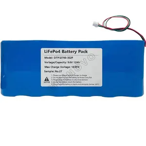 Goede Kwaliteit 32700 Type 3S 2P 9.6V 12ah Lithium Batterij Voor Zonne-Energie Licht