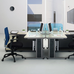 Hàn Quốc TR bàn 1400-1800 mét góc máy trạm với quản lý cáp & Khung thép Modular nội thất văn phòng Sản xuất tại Hàn Quốc - Product Image 6