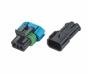 automobile 2-way male and female waterproof sense plug car automatic fan plug connector 15300027 15300002