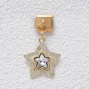 Fashion Charm <b>Bracelet</b> Gold Zinc Alloy <b>Crystal</b> Rhinestone Butterfly Star DIY Pendant Women's Gift Jewelry Accessory - Product Image 4