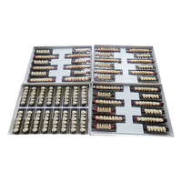 Dents en résine acrylique multicouche OEM d'usine, dents synthétiques en résine acrylique composite pour prothèses dentaires