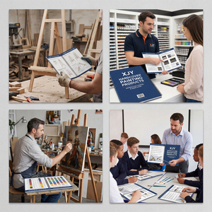 Brochures d'instructions pour produits de peinture à couverture rigide XJY, manuels d'utilisation, brochures de service, livres d'instructions, livrets/manuellets imprimés - Product Image 4