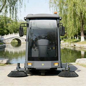 Balayeuse thermique à conduite fermée Tebai GS23, largeur <span class=keywords><strong>de</strong></span> nettoyage 2300 mm, pour parcs industriels, zones résidentielles, écoles, feuilles - Product Image 5