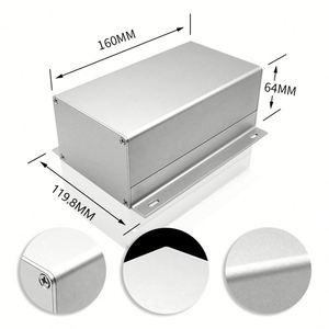 Wall Mounted Aluminum Alloy Electrical Junction Box Custom Anodized Profile IP54 Rated OEM/ODM Power Inverter <b>Enclosure</b> - Product Image 2
