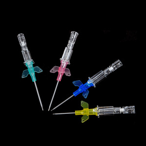 Catéter intravenoso <span class=keywords><strong>de</strong></span> seguridad tipo <span class=keywords><strong>mariposa</strong></span> <span class=keywords><strong>de</strong></span> 16g, 18g, 20g, 22g, 26g para uso quirúrgico y veterinario, con logotipo personalizado, <span class=keywords><strong>jeringa</strong></span> veterinaria - Product Image 2