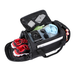 Bolsa de Deporte, Fitness, Gimnasio, Viaje, Yoga, con Compartimento para Zapatos, Separación para Ropa Mojada, Bolsa de Fin de Semana, Resistente al Agua, Gran Capacidad, Estilo Urbano - Product Image 2