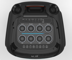 Haut-parleur portable d'extérieur 8-en-1 avec éclairage d'ambiance RVB dégradé arc-en-ciel, double amplificateur et son surround puissant <span class=keywords><strong>pour</strong></span> basses profondes - Product Image 3
