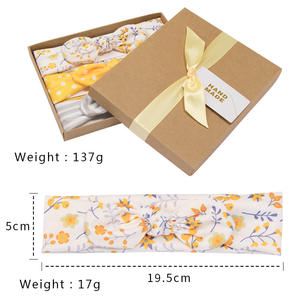 ชุดกล่องของขวัญที่คาดผมหูกระต่ายสำหรับเด็ก 3 ชิ้น/ชุด โบว์ผูกผมยืดหยุ่นสูง เครื่องประดับผมสำหรับถ่ายรูปวันเกิดเจ้าหญิงสาวน้อย - Product Image 6