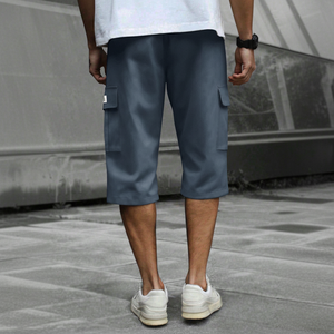 กางเกงขาสั้นผู้ชายคุณภาพสูง ใส่สบาย ผ้าฝ้าย 100% ไซส์ใหญ่ กางเกงขาสั้นผู้ชายสั่งทำพิเศษ - Product Image 1