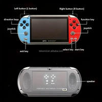 Console de jeu portable rétro X7 avec écran HD de 4,3/5,1 pouces, lecteur MP5 de poche classique 8 Go, console de jeu mini PSP Plus